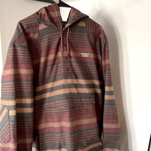 L.L. Bean Katharine Performance Flannel Anorak - Men’s XL - Light Hickory